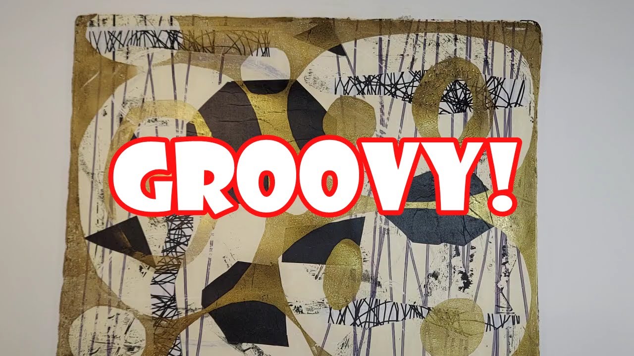 Groovy Gel Print