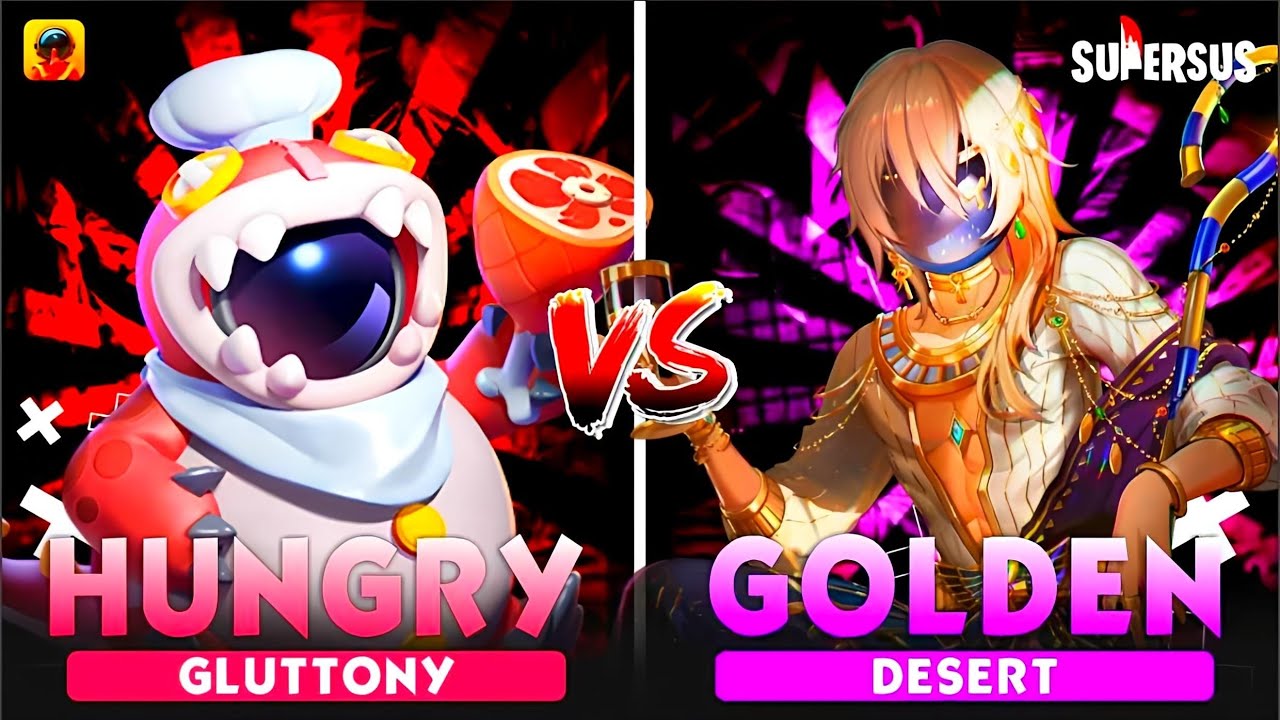 GLUTTONY VS GOLDEN DESERT 🗿🗿 || SUPER SUS || DEMON KING GAMING || DKG ||