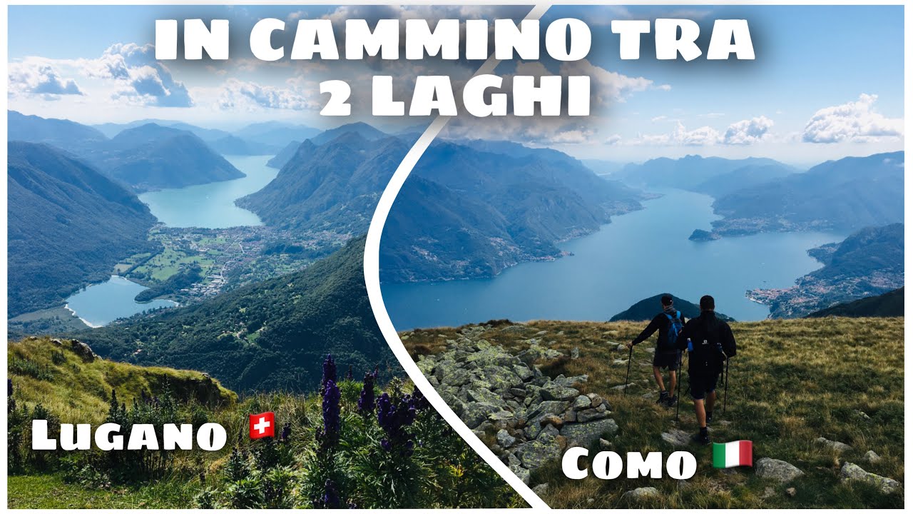 Trekking sul Lago di Como 🇮🇹 e Lago di Lugano 🇨🇭 - Monte BREGAGNO
