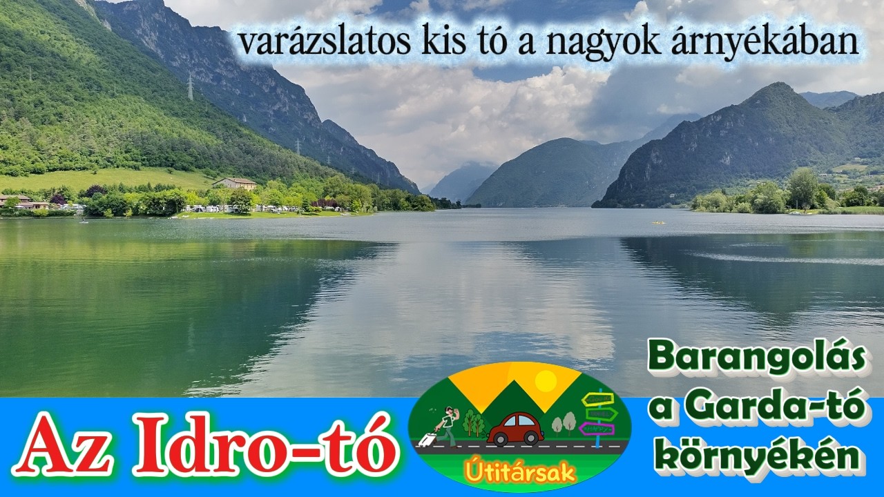 A Garda-tó hegyei között megbúvó varázslatos tavacska nyugalmas csendes optimális pihenő hely