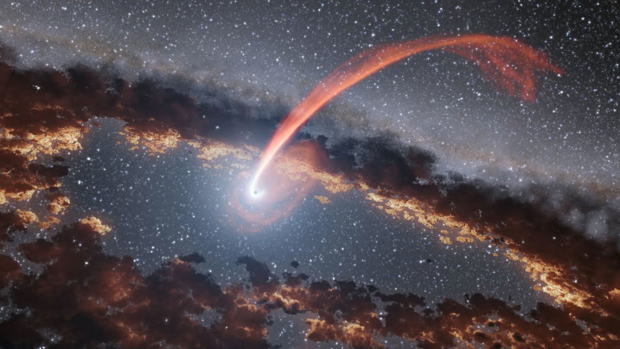 Stunning Image Shows Star's Flare After Being Eaten by a Black Hole