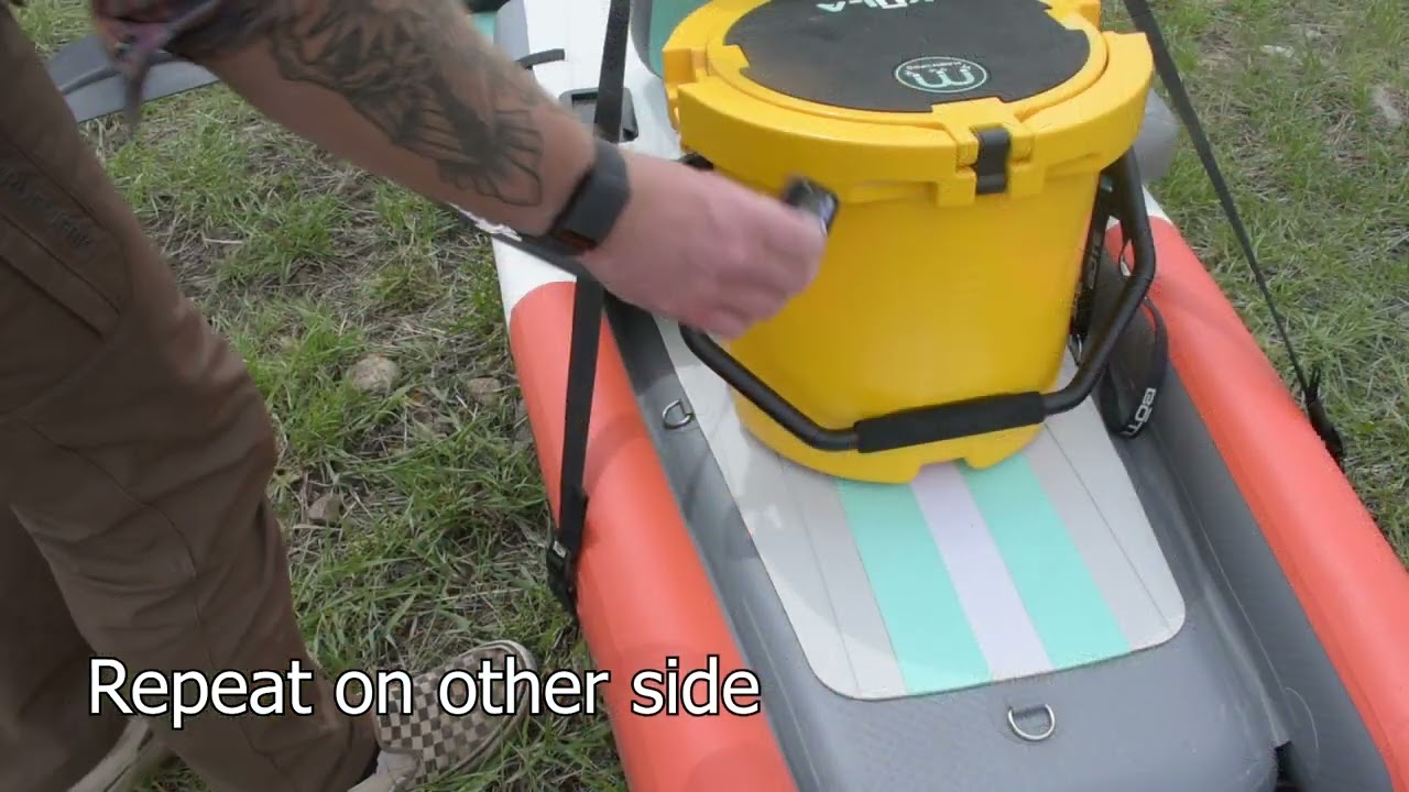 How to Attach a KULA Cooler to Your Inflatable Kayak | Paddle the Rockies Gear Guide