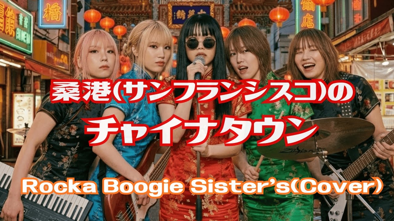 桑港のチャイナタウン – 渡辺はま子(Cover）サンフランシスコのチャイナタウン昭和の名曲を別アレンジでAIバンドがカバー#aicover #昭和歌謡カバー #昭和歌謡 #ロカビリー#ロックンロール