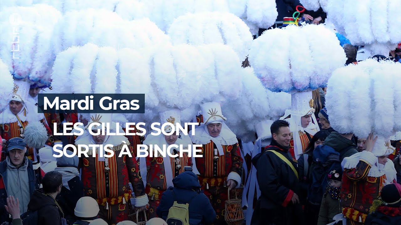 Carnaval de Binche : les Gilles sont sortis pour le Mardi Gras- RTBF Info