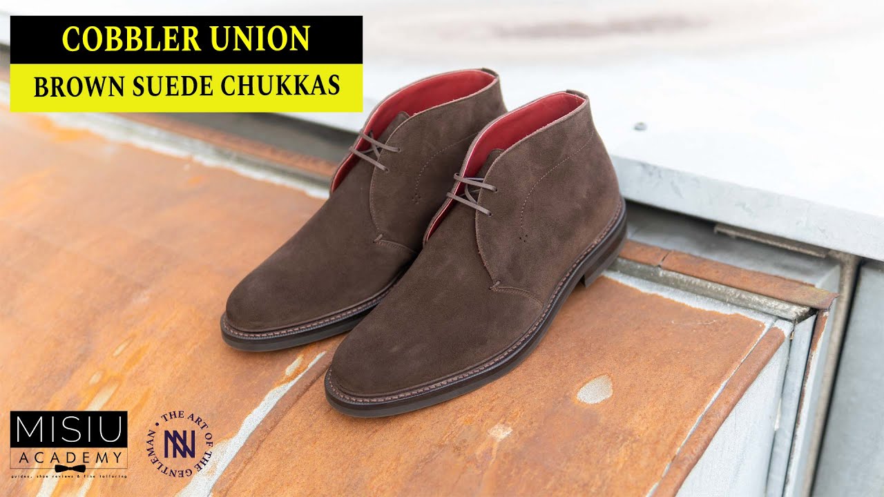 Cobbler Union Shoes Review | Dark Brown Suede Chukka Boots On The 312 Last by Misiu Academy [4K]