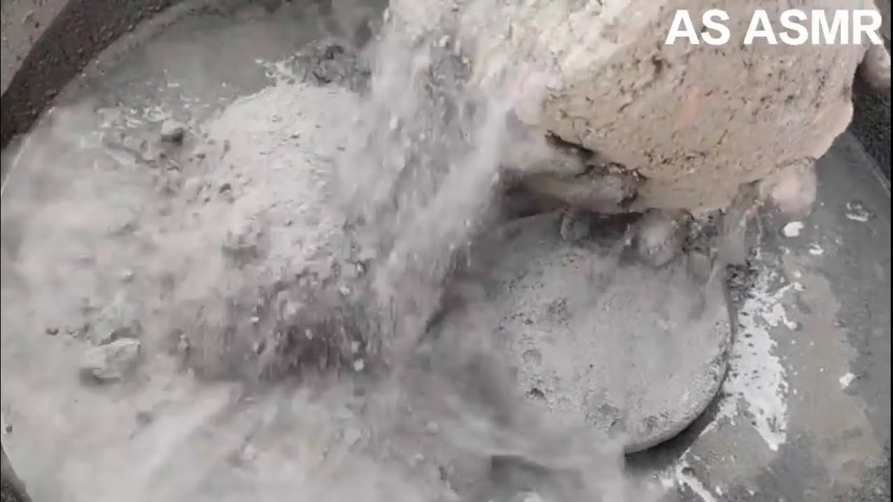 Super duper dusty soft charcoal ashes dry+water crumbling