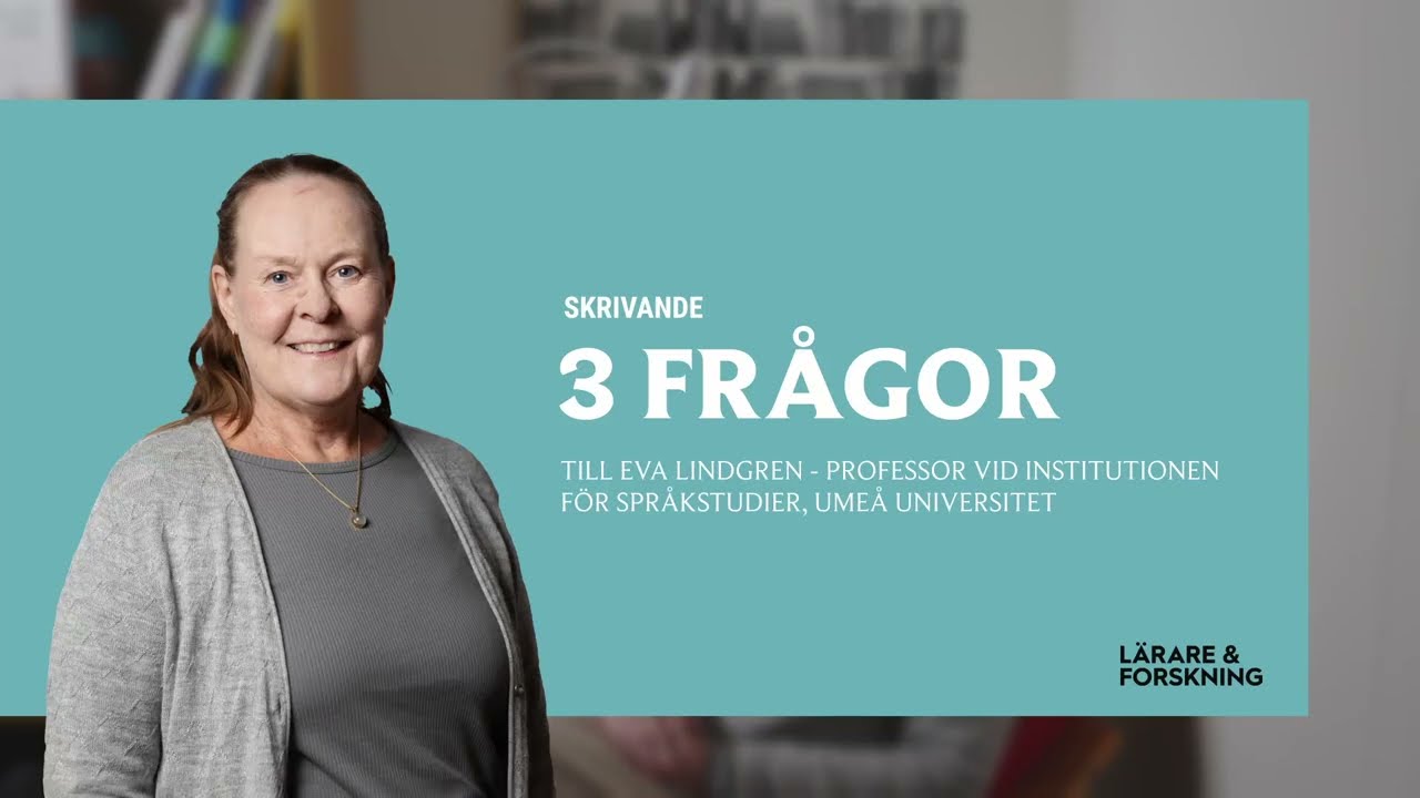 Varför är skrivande så viktigt? Tre frågor till språkprofessorn