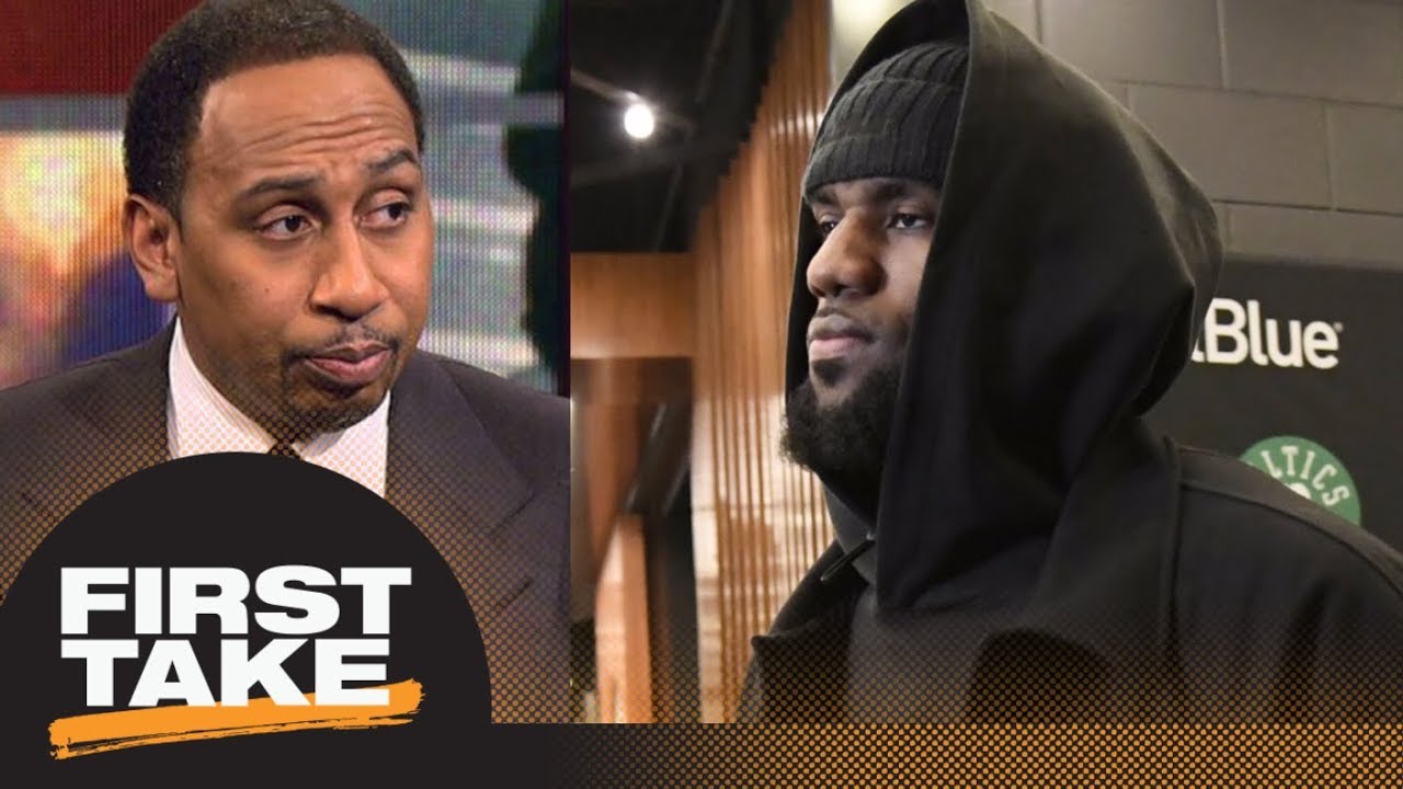Stephen A. Smith is 'sick' of the LeBron James topics | First Take | ESPN