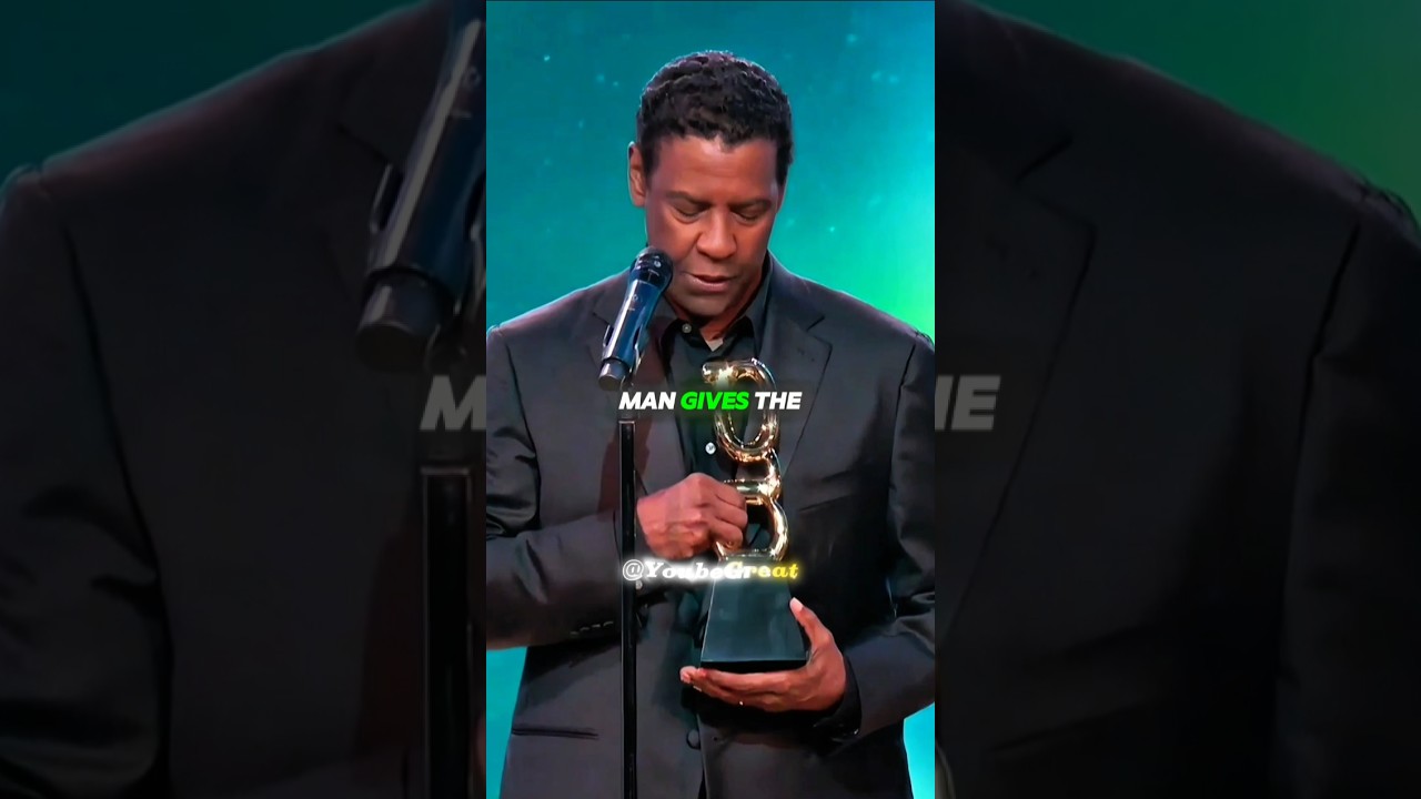 Mans Give Award's But God Gives Rewards Denzel's #inspiration