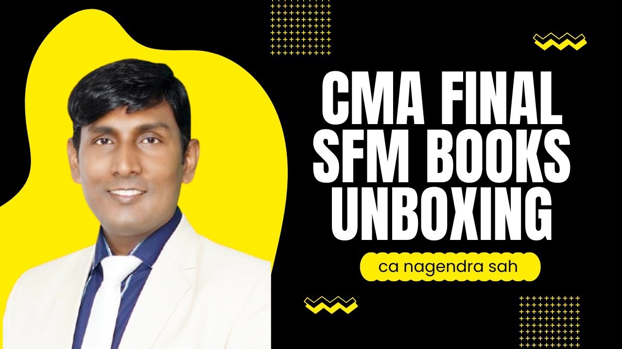 CMA FINAL SFM BOOKS UNBOXING😱⚠️ || CMA FINAL CLASS BY CA NAGENDRA SAH❤✨|| How many books for SFM‼️?