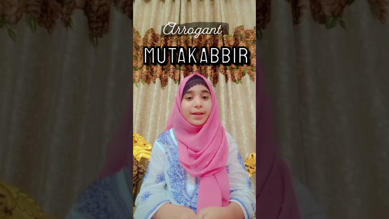 Arrogant-Mutakabbir #arabic #arabictutorial #learnarabicforbeginners #arabiclanguage