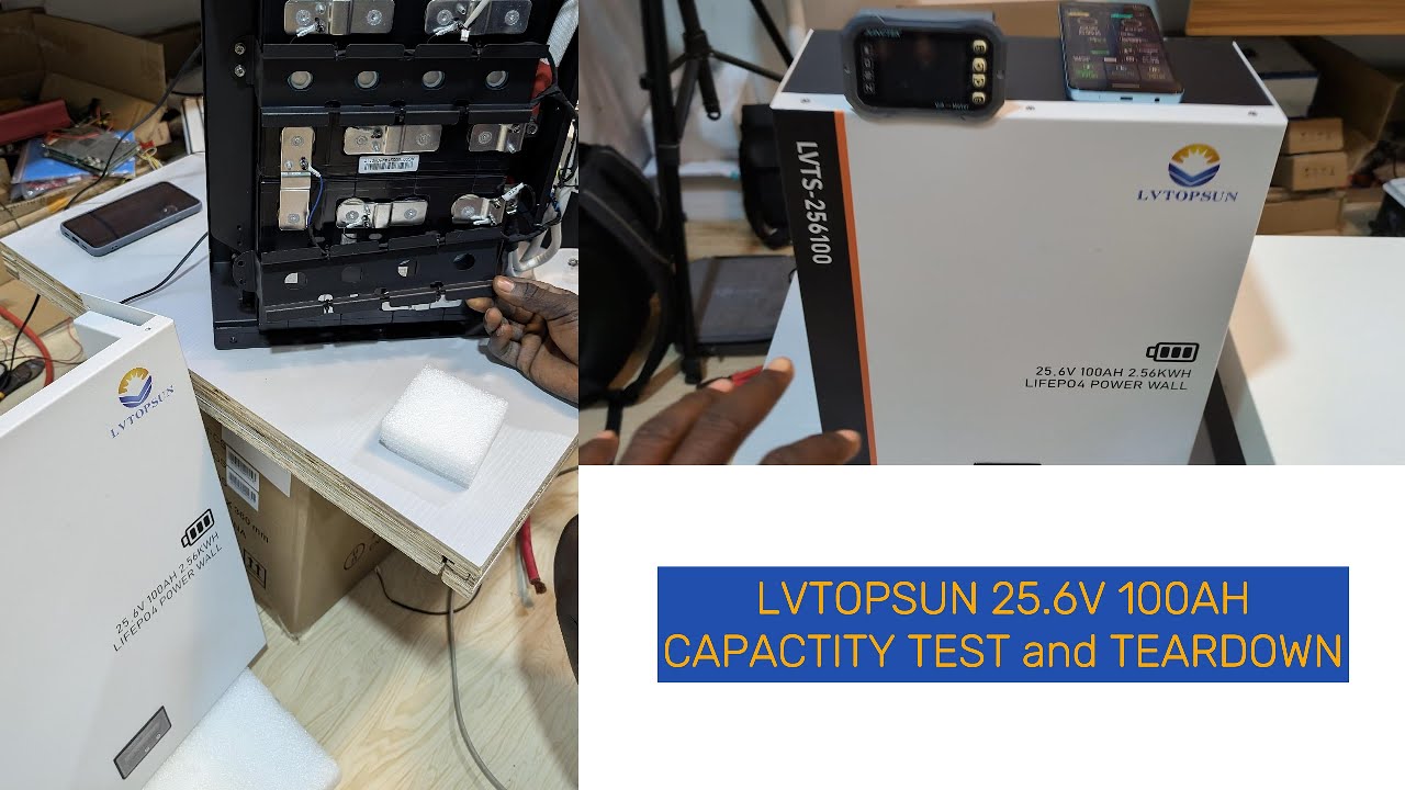 LVTOPSUN 256100 24V 100AH ​​Полный обзор и разборка.
