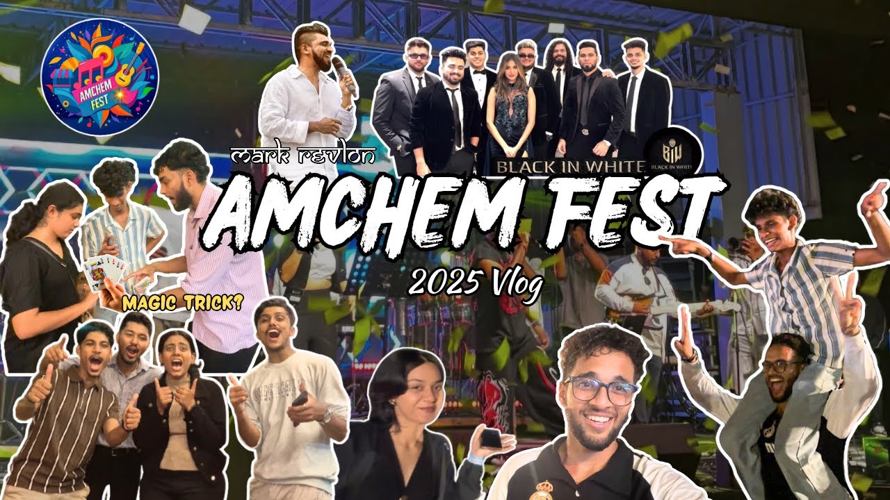 Amchem Fest 2025 Mangalore Vlog 🤩🔥| Live Performances, Fun & more @markrevlon10 @BlackINWhiteGoa 