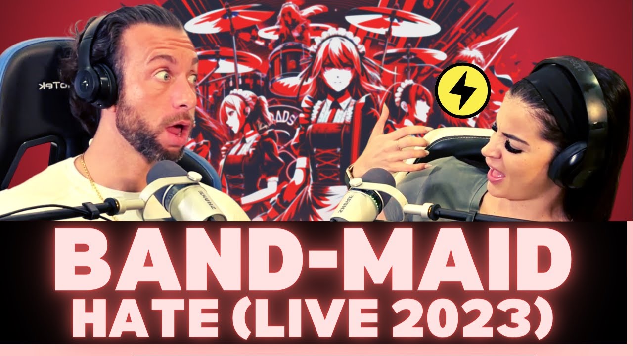 Ух ты, НЕРЕАЛЬНО НА БАСАХ! Впервые слышу BAND-MAID - HATE? Реакция на Lollapalooza 2023!