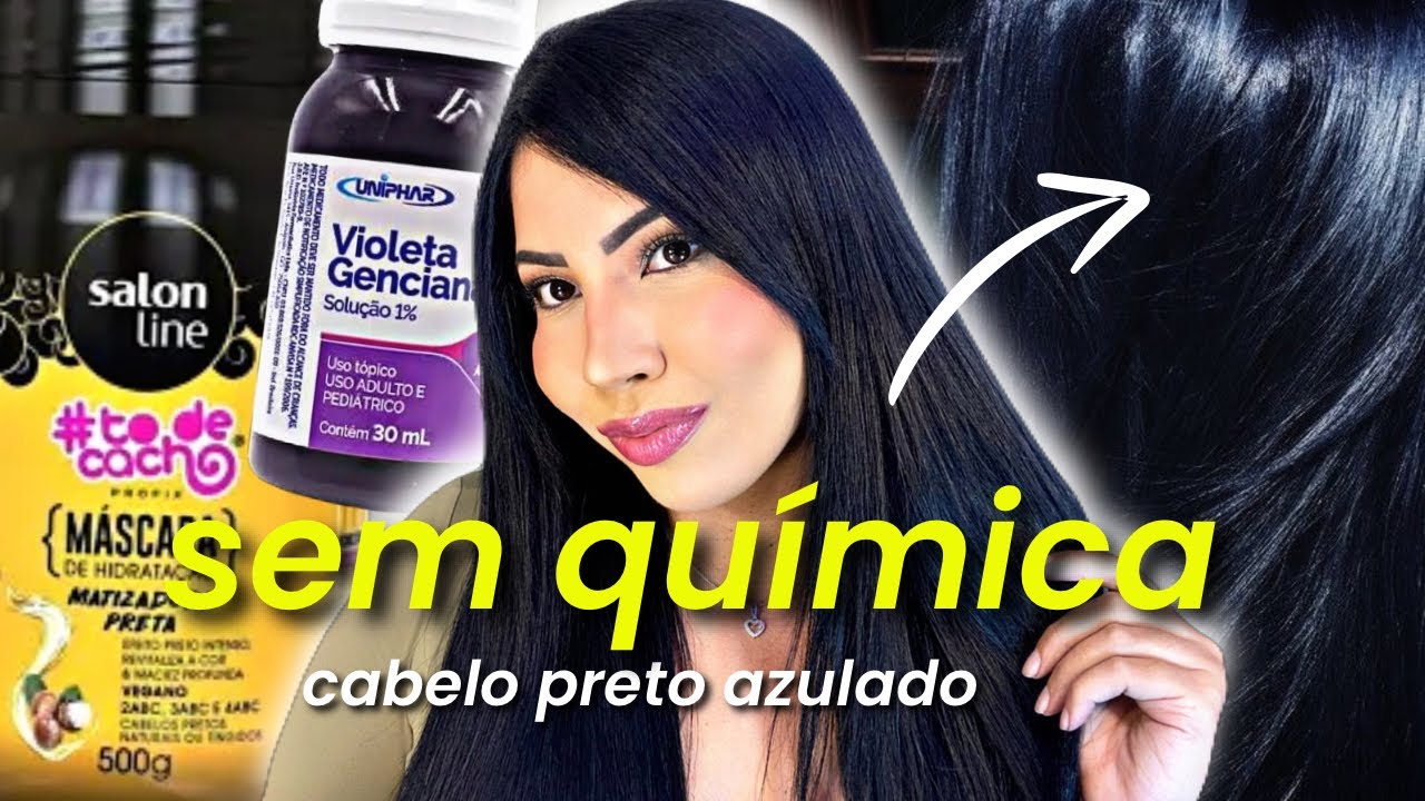 Como fazer TINTA CASEIRA para CABELOS PRETOS 🖤