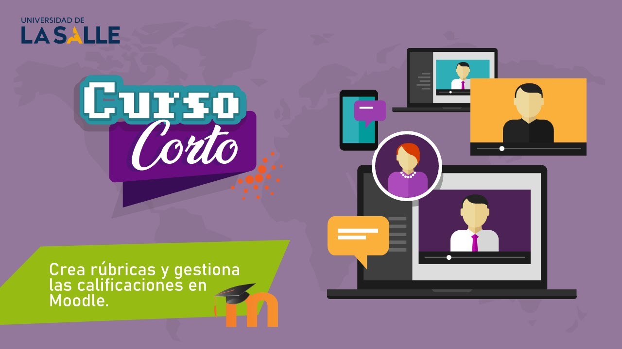 Crea rúbricas y gestiona las calificaciones en Moodle.