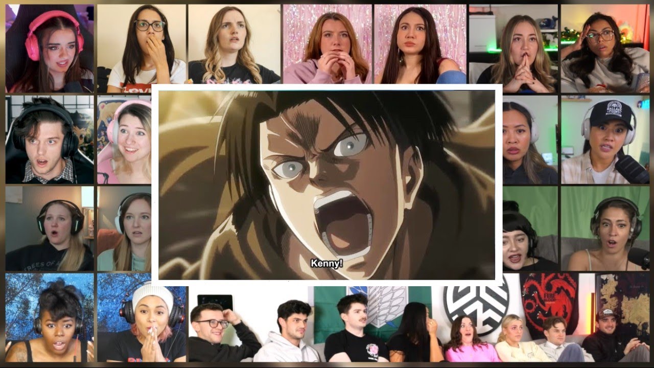 Attack on Titan Season 3 episode 1 Mega Reaction Mashup  | 進撃の巨人  | Shingeki no Kyojin