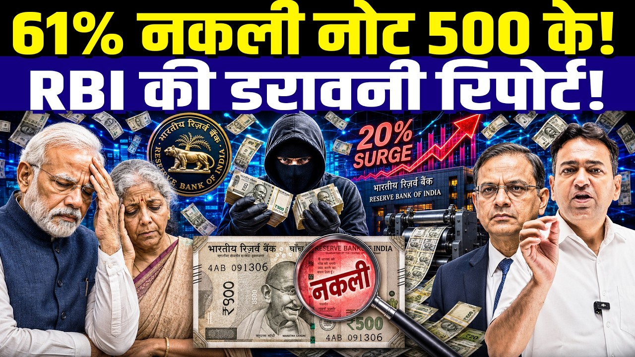RBI ALERT: Massive 20% Surge in Fake ₹500 Notes! | The Shocking Truth Behind RBI's Latest Report!