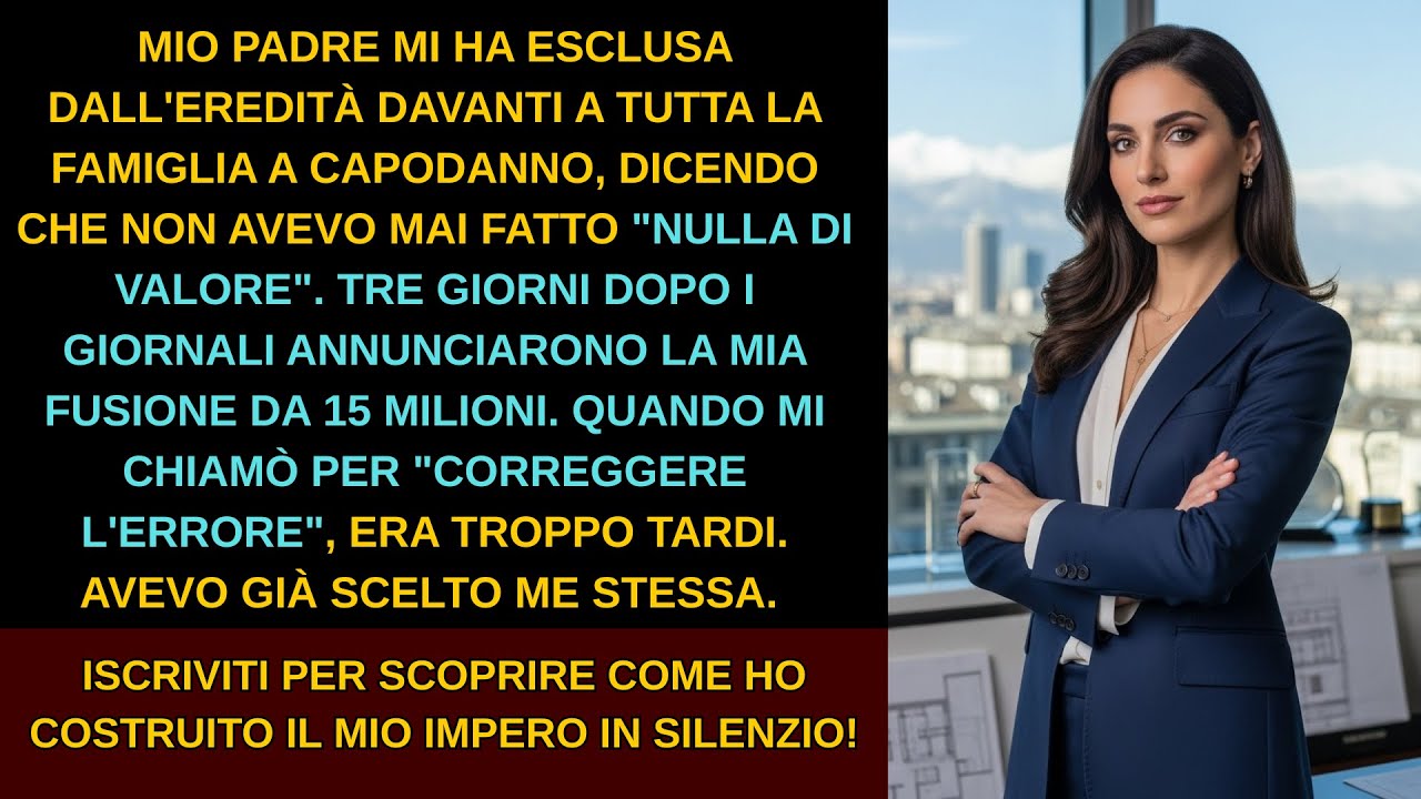 NELL'ANNO NUOVO, LA MIA FAMIGLIA ha negato il mio valore—io avevo già scelto me.