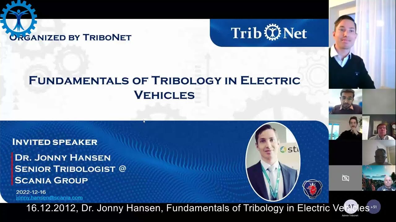 Electrical Discharge Damage in EV Bearings | Dr. Jonny Hansen | Tribology Webinar