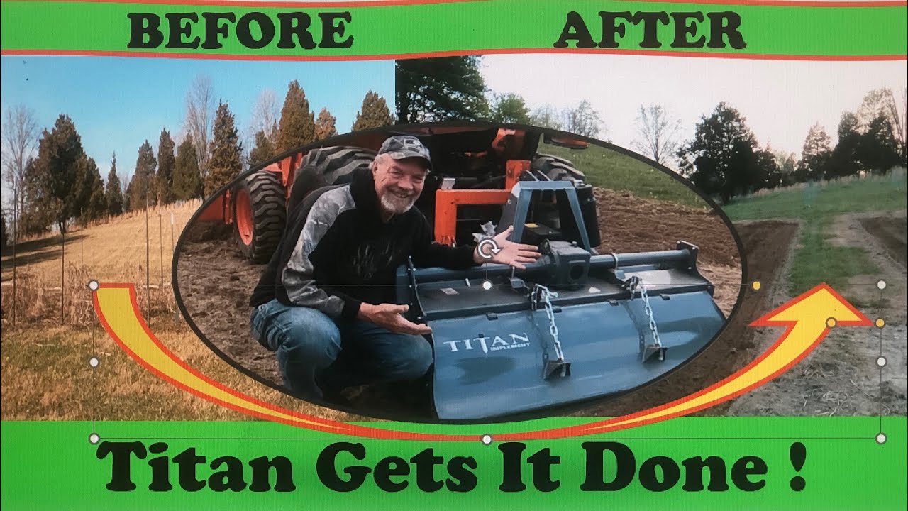 Best Tractor Tiller To Buy 2023!     #gardening  #tractorattachments #tractor #titan #tiller #garden