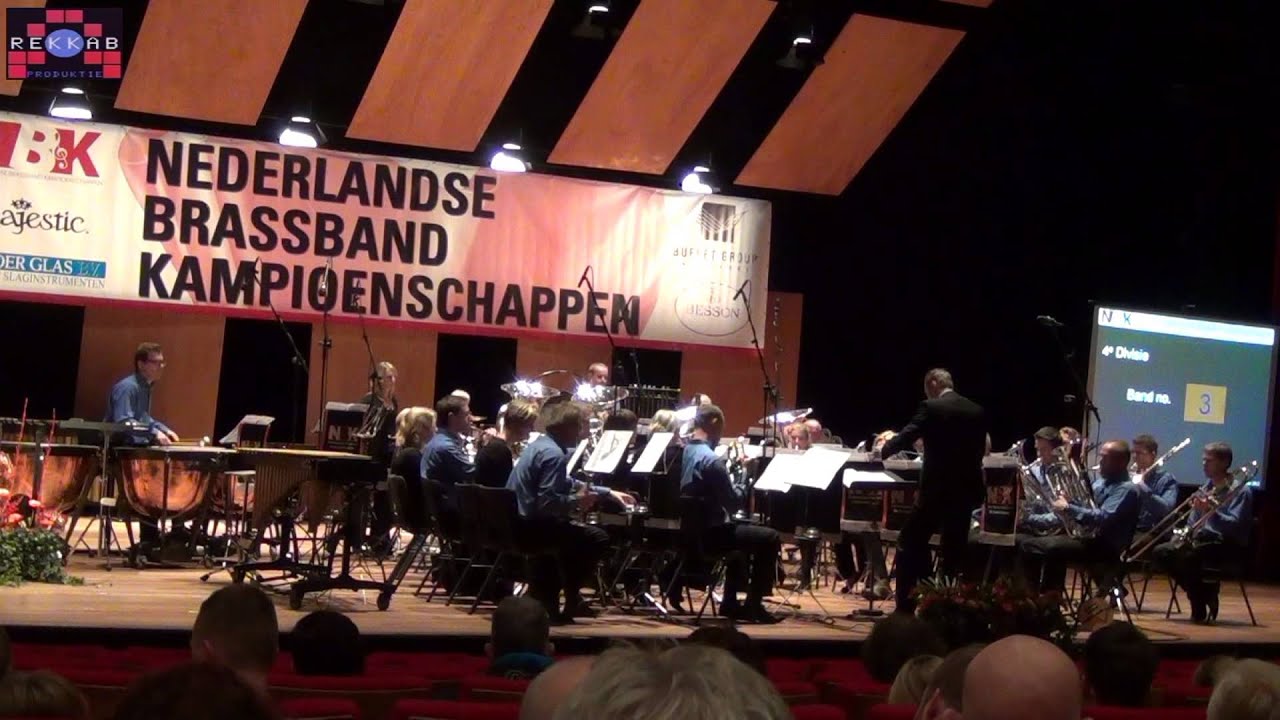 Kampioen 4e divisie NBK 2012: Brassband Halleluja Menaam met Parnassus van Jan Van der Roost
