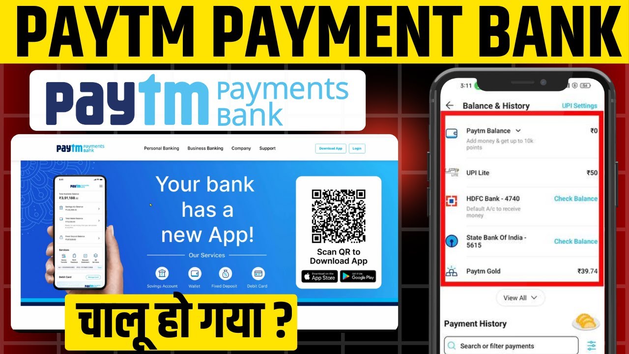 Paytm Payment Bank New Update is back