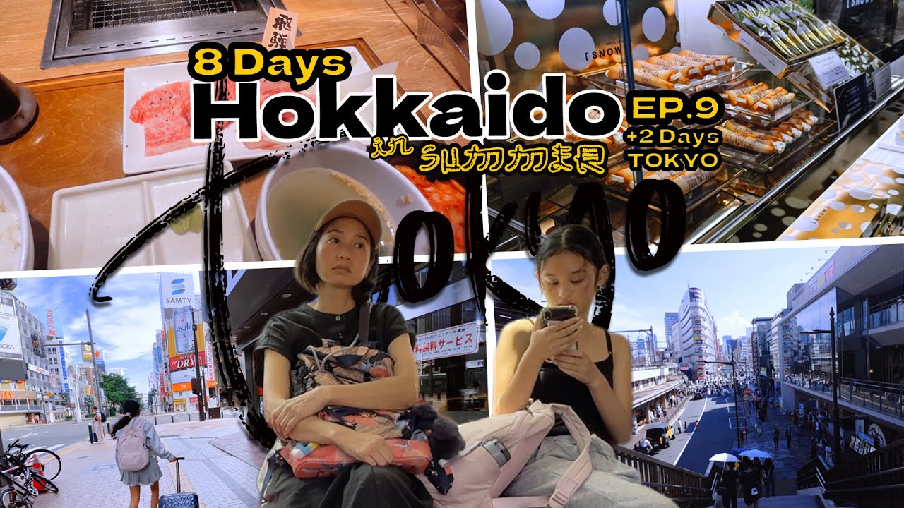Hokkaido in Summer EP.9 : New Chitose Airport, Haneda Airport, Shinagawa, Ueno