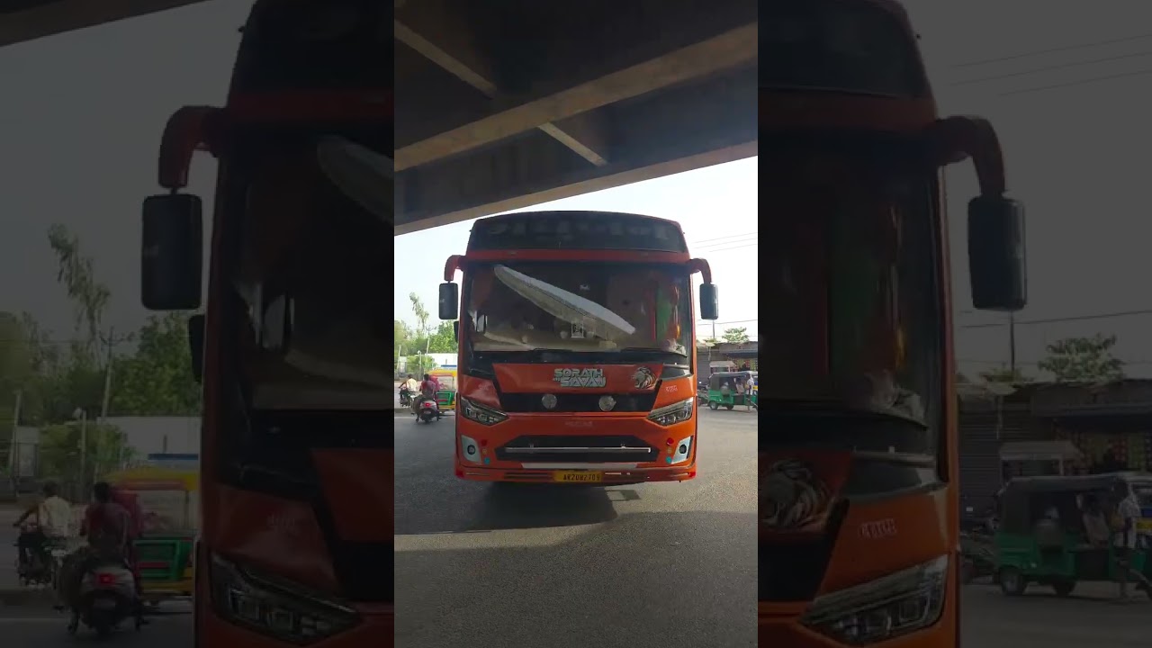 MADHU BAN TRAVELS ✨ LUXURY SLEEPER BUS #lexuary #bustours #drawing #shortvideo #viralvideo