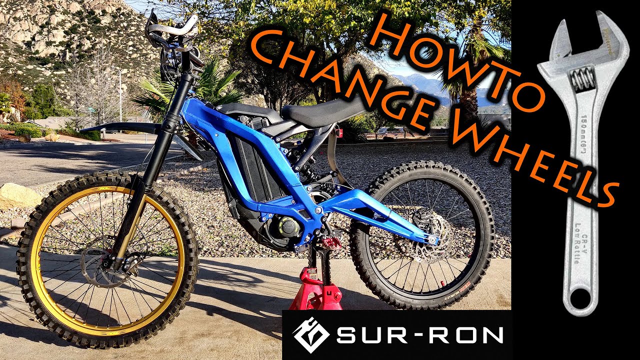 How-To swap wheels and tires on Sur Ron