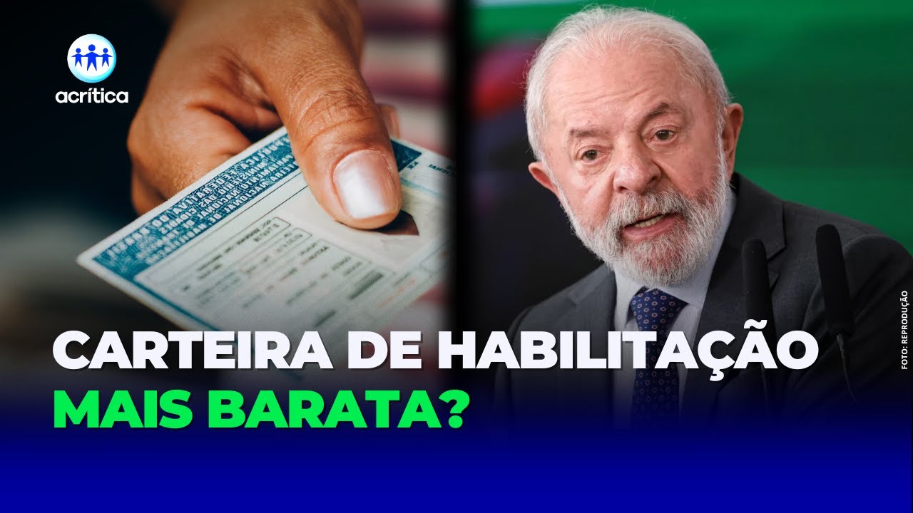 LULA ANUNCIA MUDANÇAS QUE REDUZEM O CUSTO DA CNH EM ATÉ 80%