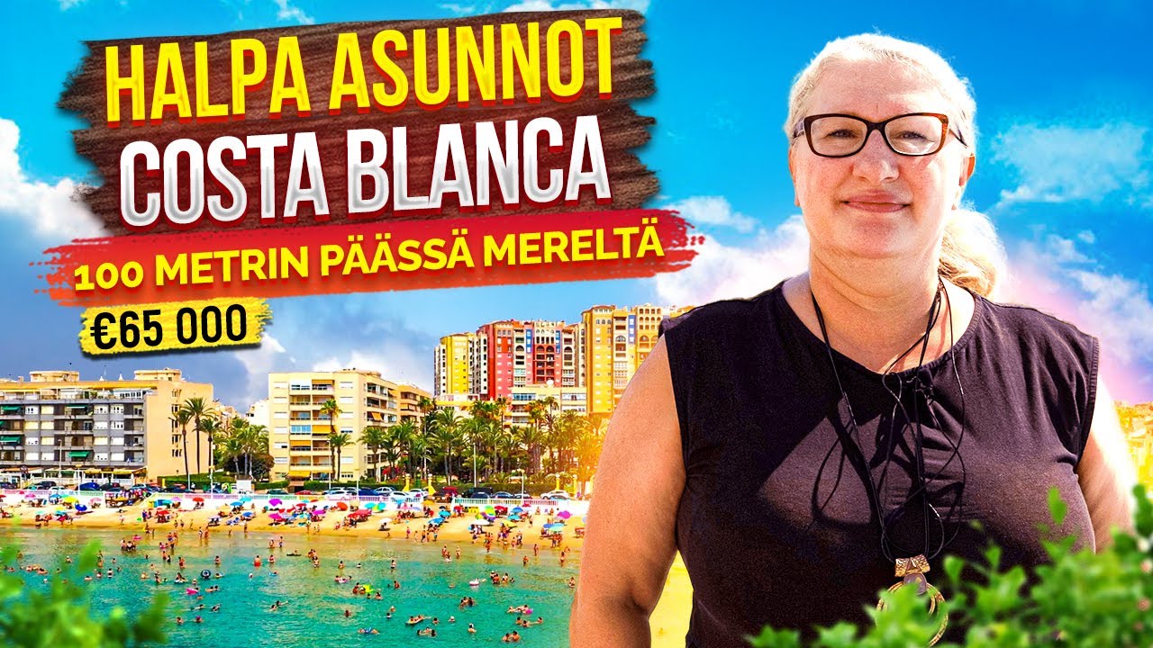 Halpa asunnot Costa Blanca 100 metrin päässä mereltä. Torreviejassa Espanja
