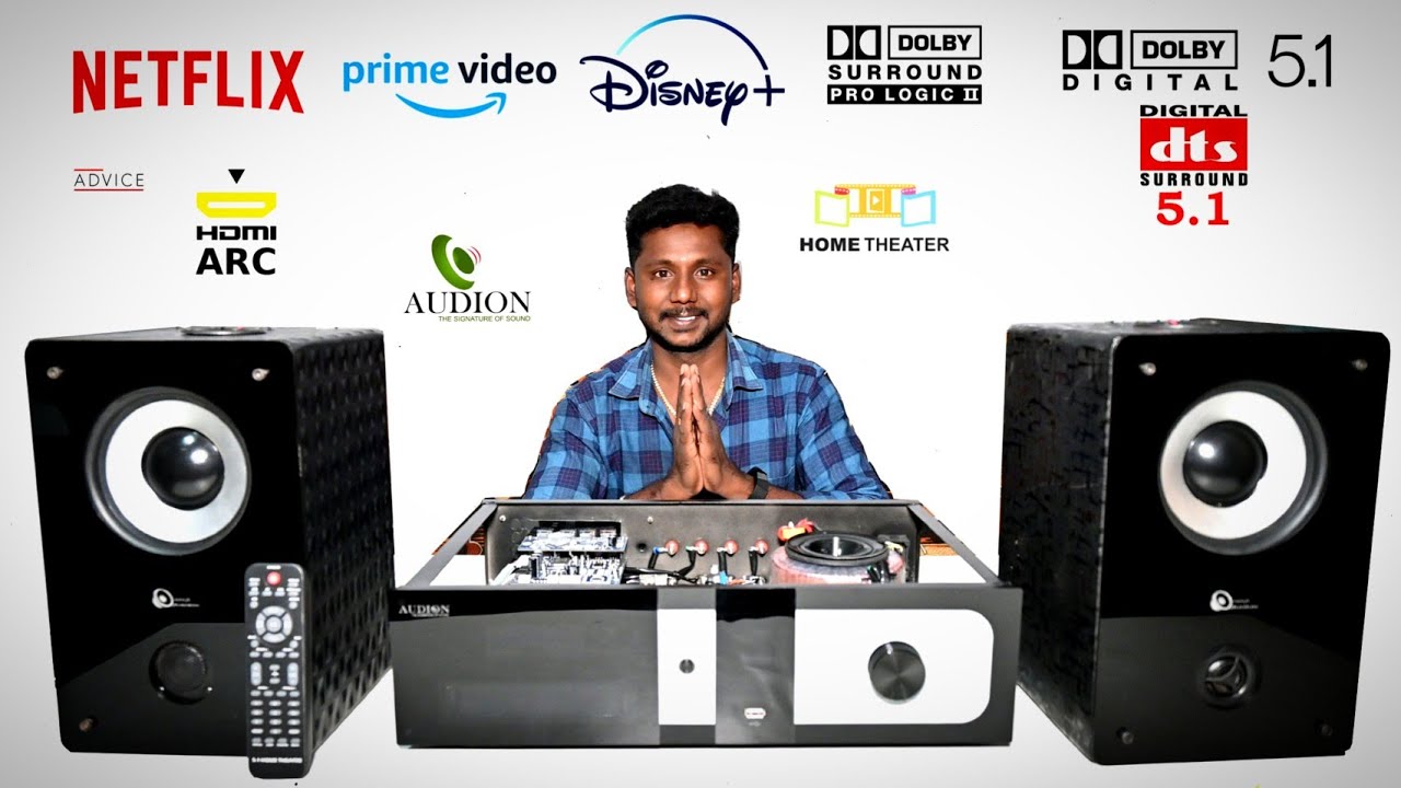 தமிழ் 🔥HDMI ARC OPTICAL COAXIAL  5.1  Best Av Receiver 🙏 launched SIVA AUDIO'S
