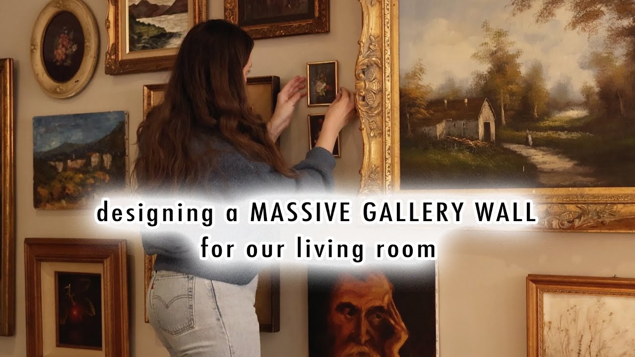 Designing a MASSIVE GALLERY WALL for our living room