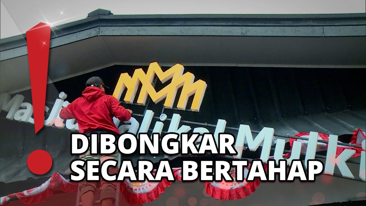 Momen Pembogkaran Masjid Taqy Malik di Atas Tanah Sengeketa
