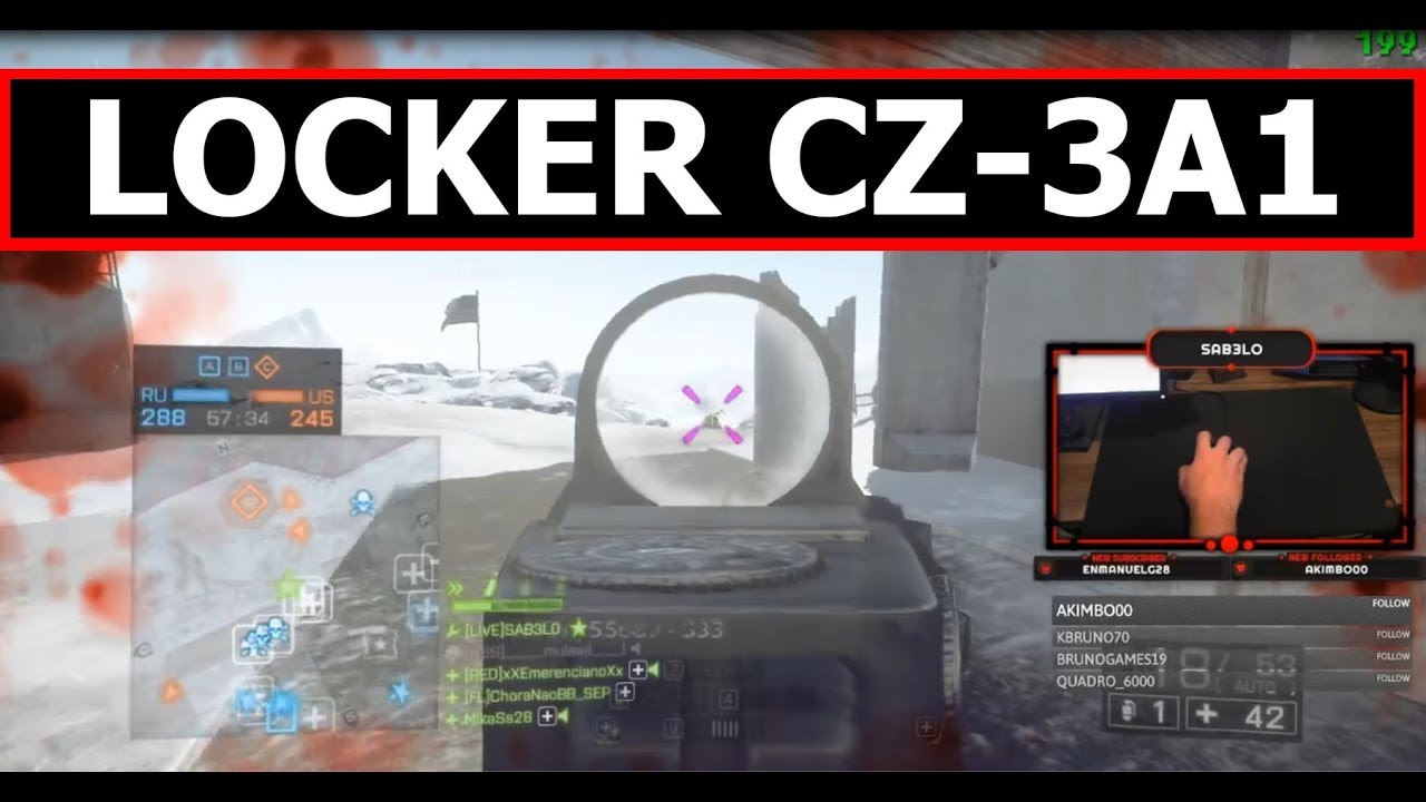 Op.Locker CZ-3A1 Partida en Live - Battlefield 4