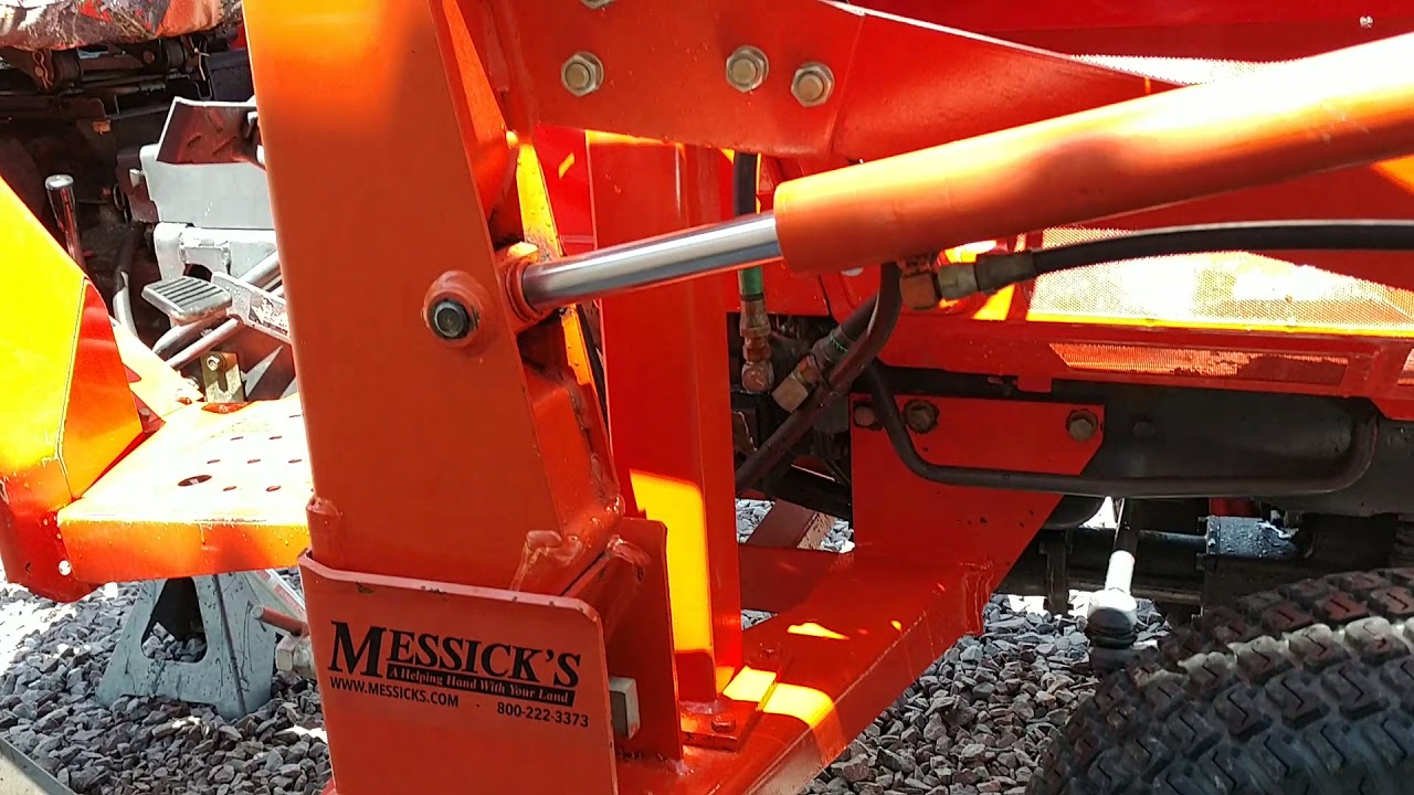 Kubota B1750 HST 4x4 overview for Kurt