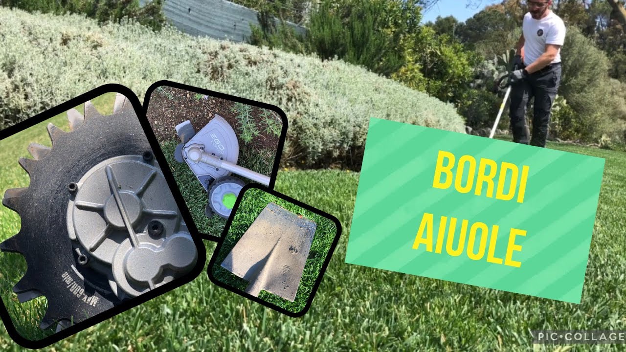 Gli Attrezzi da giardino per bordare il prato e le aiuole
