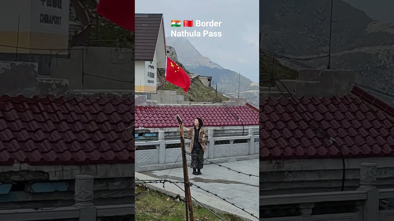 India China border at Nathula Pass Sikkim #shorts