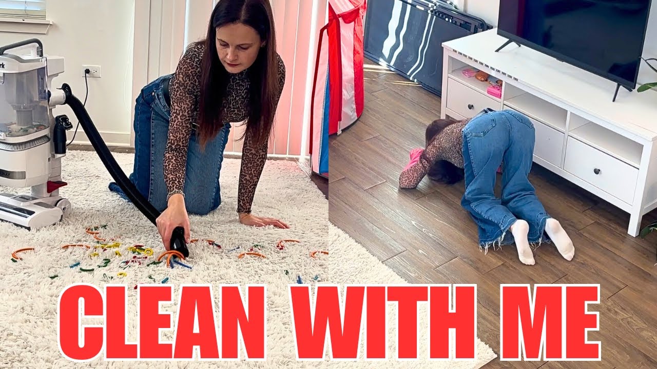Cozy Cleaning ASMR | Organizing, Dusting in Gloves & Vacuuming