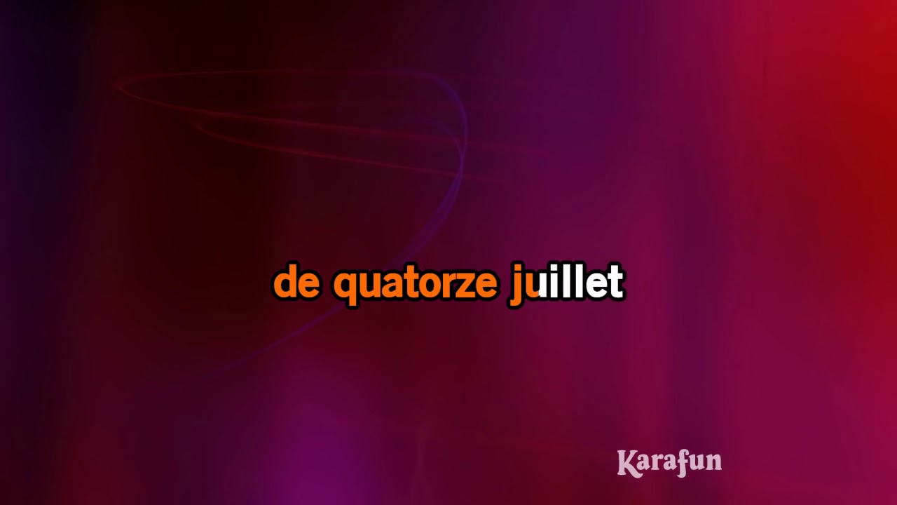 Karaoké Padam... Padam... - Edith Piaf *
