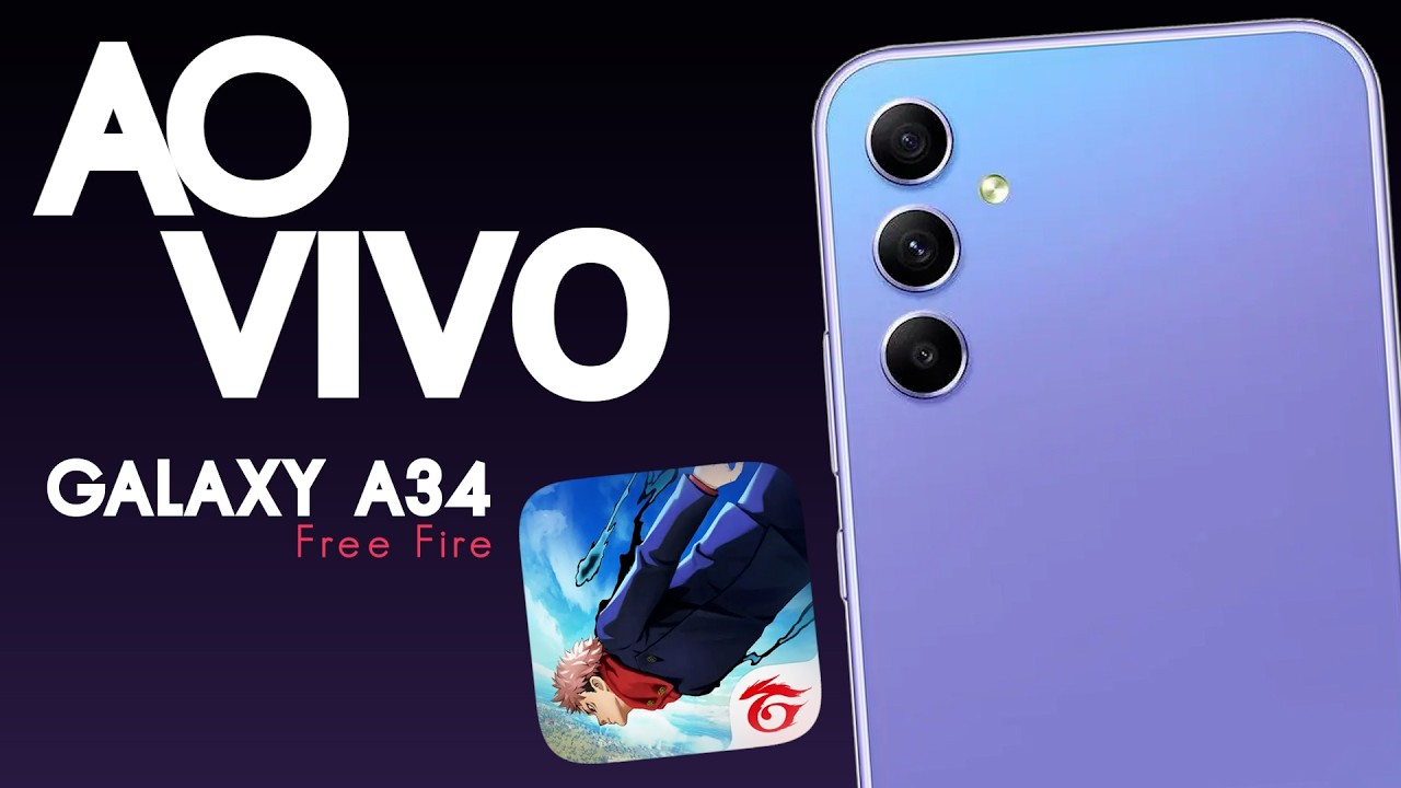 [AO VIVO] GALAXY A34 FREE FIRE: X1, APOSTADO...