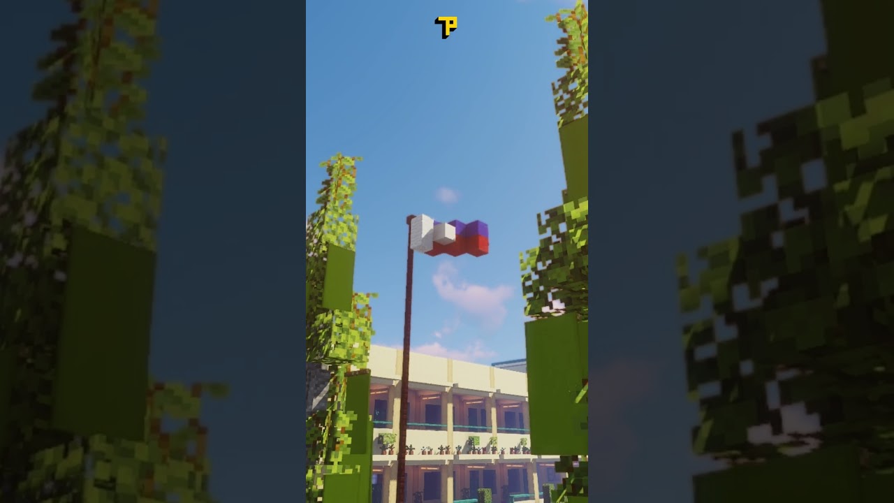 Waving Philippine flag in Minecraft #Philippines #Flag #PhilippineFlag #Minecraft #ArawNgKalayaan