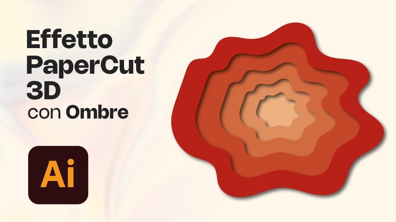 Effetto Paper Cut: Ombre Realistiche 3D con Illustrator