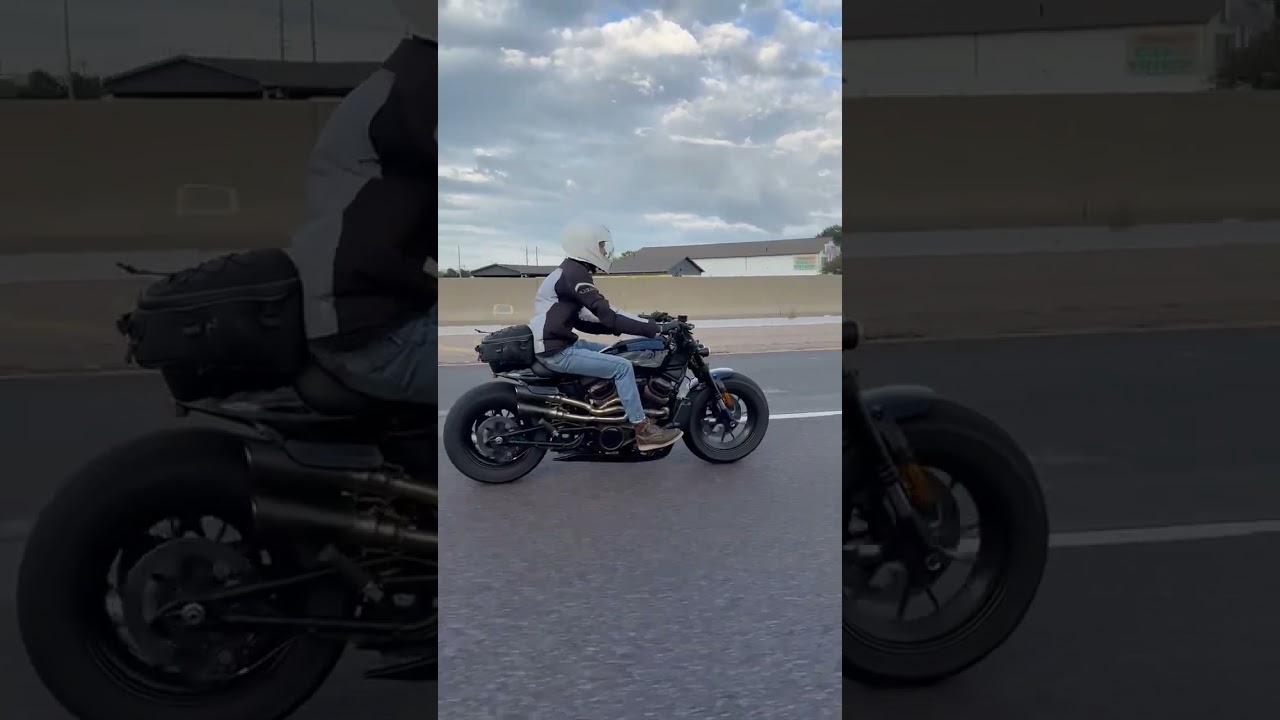 HD Sportster S sounds angry on the highway #harleydavidson #sportster #motorcycle #harleymotorcycles