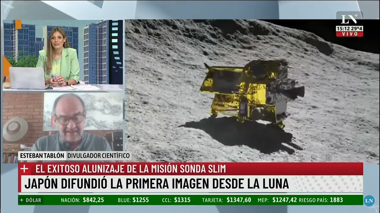 Primeras fotos de la sonda japonesa en LA LUNA
