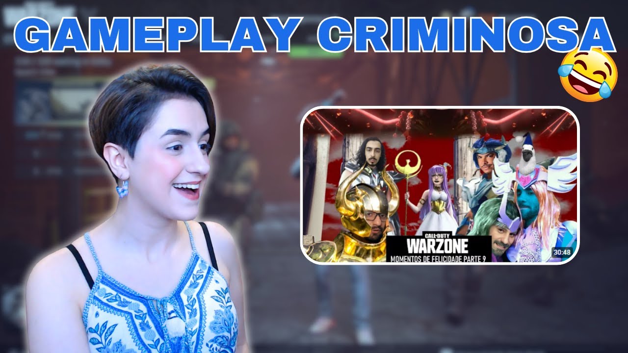 REACT - MOMENTOS DE FELICIDADE - COD: WARZONE PT#09 (Smzinho)