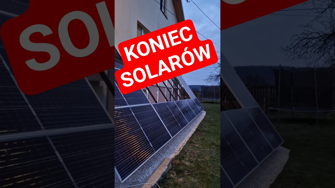Koniec SOLAR&Oacute;W. Demontaż Kolektor&oacute;w Rurowych. #solar #heatpipe #koniec