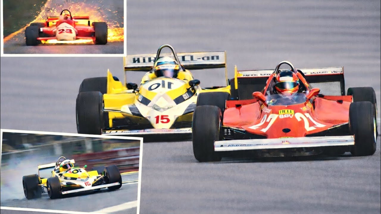 GP Austria 1981 RAI Gilles Villeneuve Didier Pironi Ferrari Prost Nelson Piquet Jacques Laffite