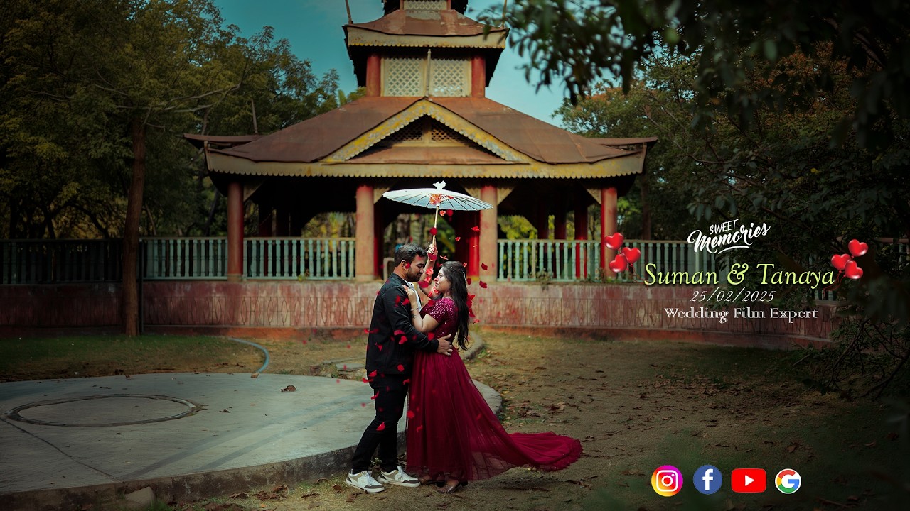Gehra Hua | Dhurandhar song/ Pre wedding video Suman 💞 Tanaya #wedding #ytshorts #youtube #short